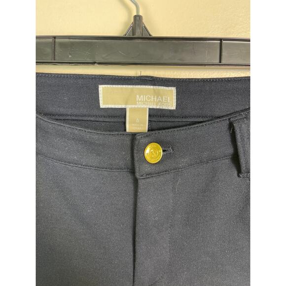 Women's Michael Kors Navy Blue Stretch Skinny Leg Pants Size 6 - Picture 3 of 3